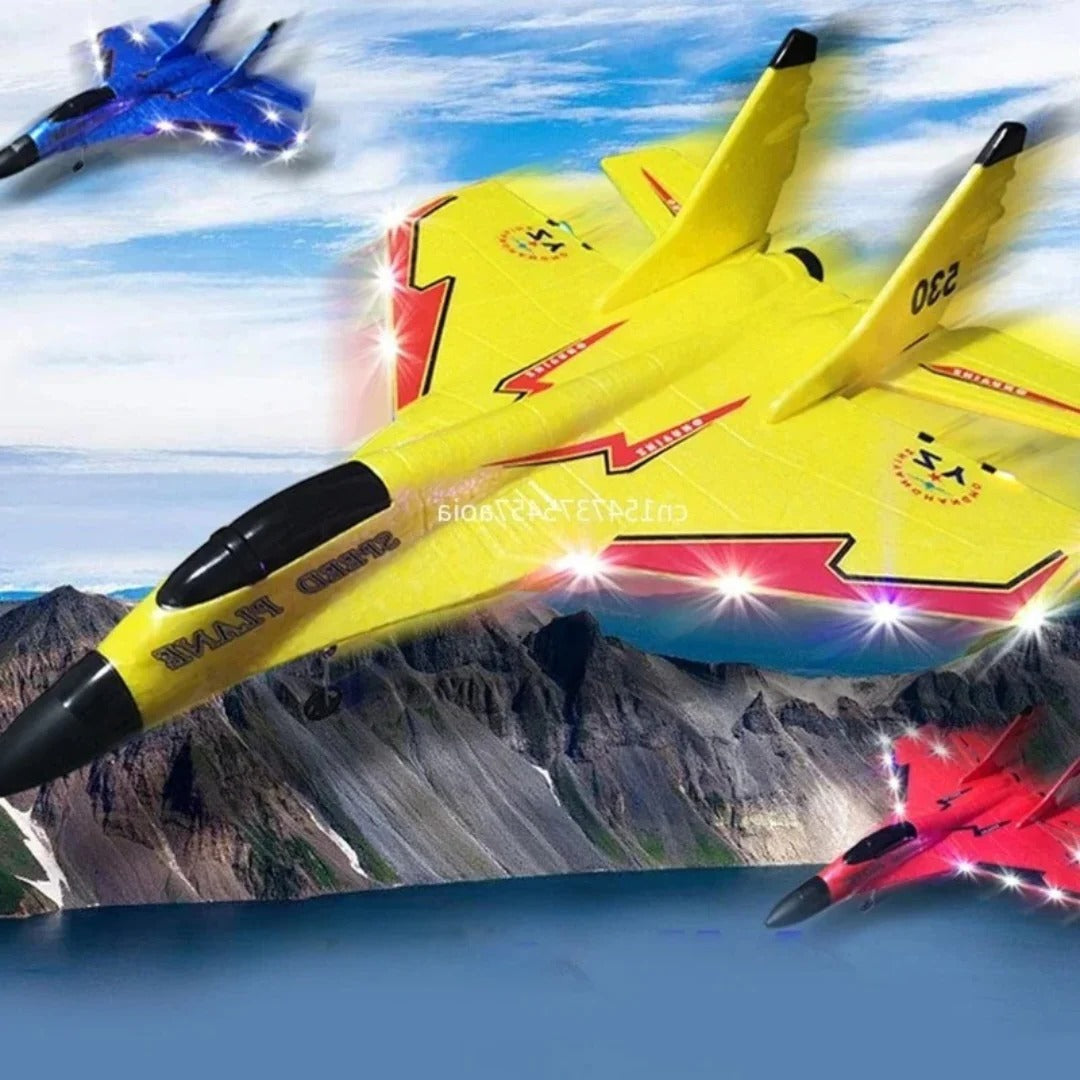 Remote Control Airplane Shatter-Resistant Flexible Foam Body For Kids