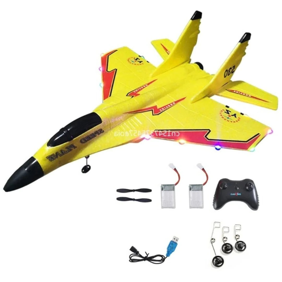 Remote Control Airplane Shatter-Resistant Flexible Foam Body For Kids