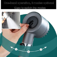 Showerhead High-Pressure Adjustable Spray With Water-Saving Settings Chrome Finish