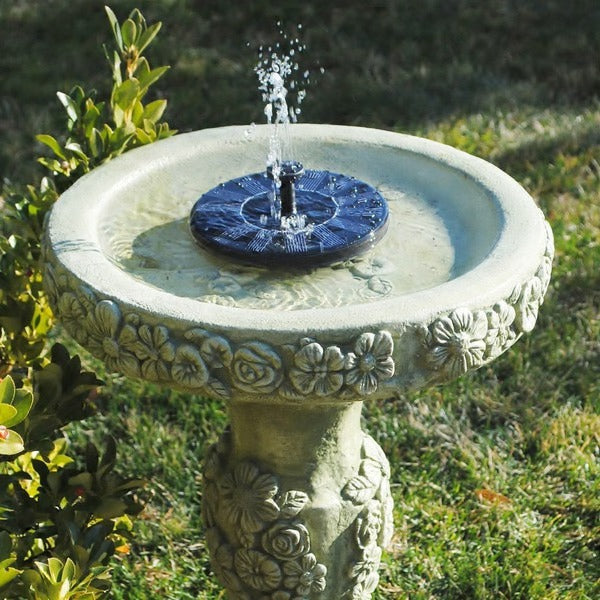 Solar Garden Water Fountain Outdoor Solar-Powered Eco-Friendly Gift For Garden Lovers