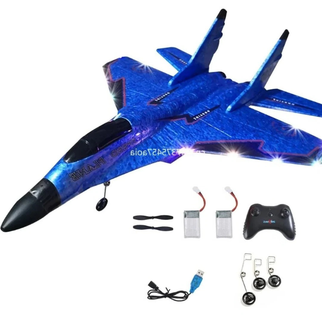 Remote Control Airplane Shatter-Resistant Flexible Foam Body For Kids