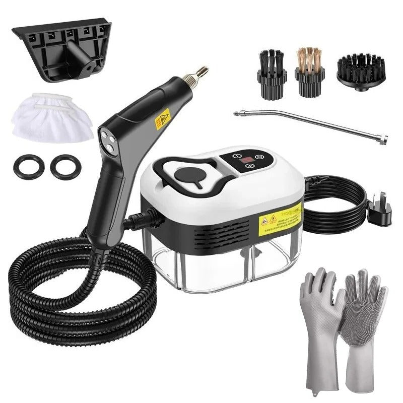 Steam Cleaner 2500W High-Pressure With Protective Gloves Included