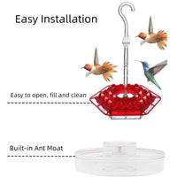 Ant Proof Outdoor Hanging Hummingbird Feeder