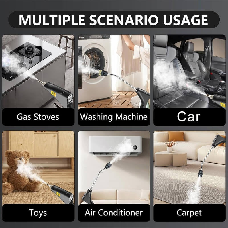 Steam Cleaner 2500W High-Pressure With Protective Gloves Included