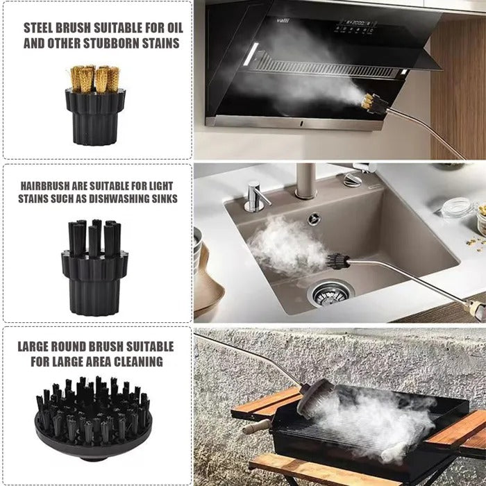 Steam Cleaner 2500W High-Pressure With Protective Gloves Included