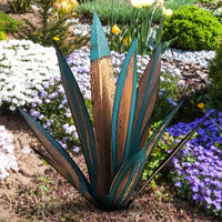Metal Decorative Plant Sculpture Agave Americana For Indoor Outdoor Decor