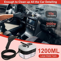 Steam Cleaner 2500W High-Pressure With Protective Gloves Included