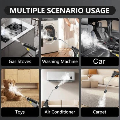 High-Pressure Steam Cleaning Tool For Grout, Tile, Upholstery And Outdoor Surfaces