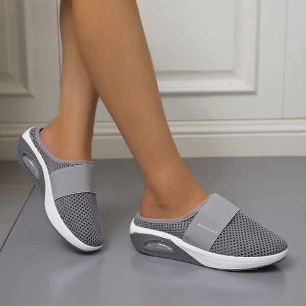 Wedge Sandals Supportive Arch Cushioning Memory Foam Slip-On Slippers