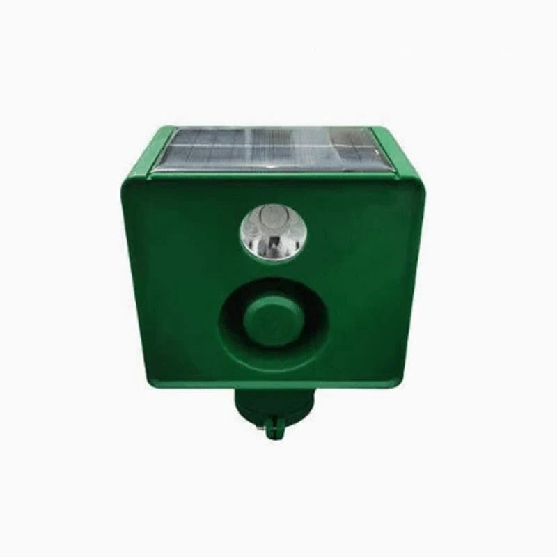 Solar Warning Lights With Beast-Repellent Sensors For Outdoor Protection
