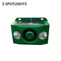 Solar Warning Lights With Beast-Repellent Sensors For Outdoor Protection