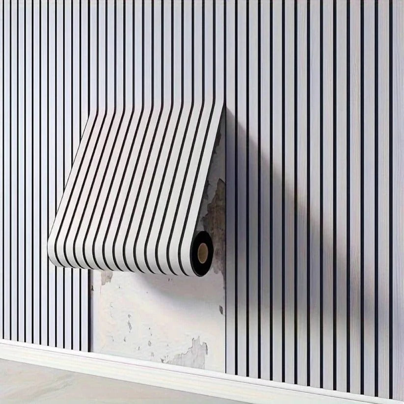 3D PVC Wall Panels Peel-and-Stick With Textured Wood Grain Finish