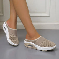 Wedge Sandals Supportive Arch Cushioning Memory Foam Slip-On Slippers