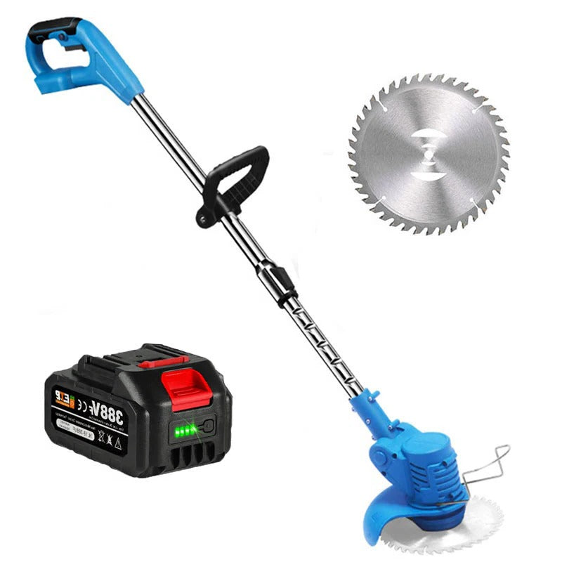 Cordless Grass Trimmer, Battery-Operated Powerful Electric, Rechargeable For Yard Use