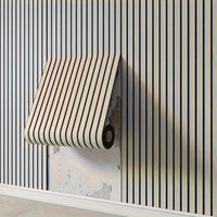 3D PVC Wall Panels Peel-and-Stick With Textured Wood Grain Finish