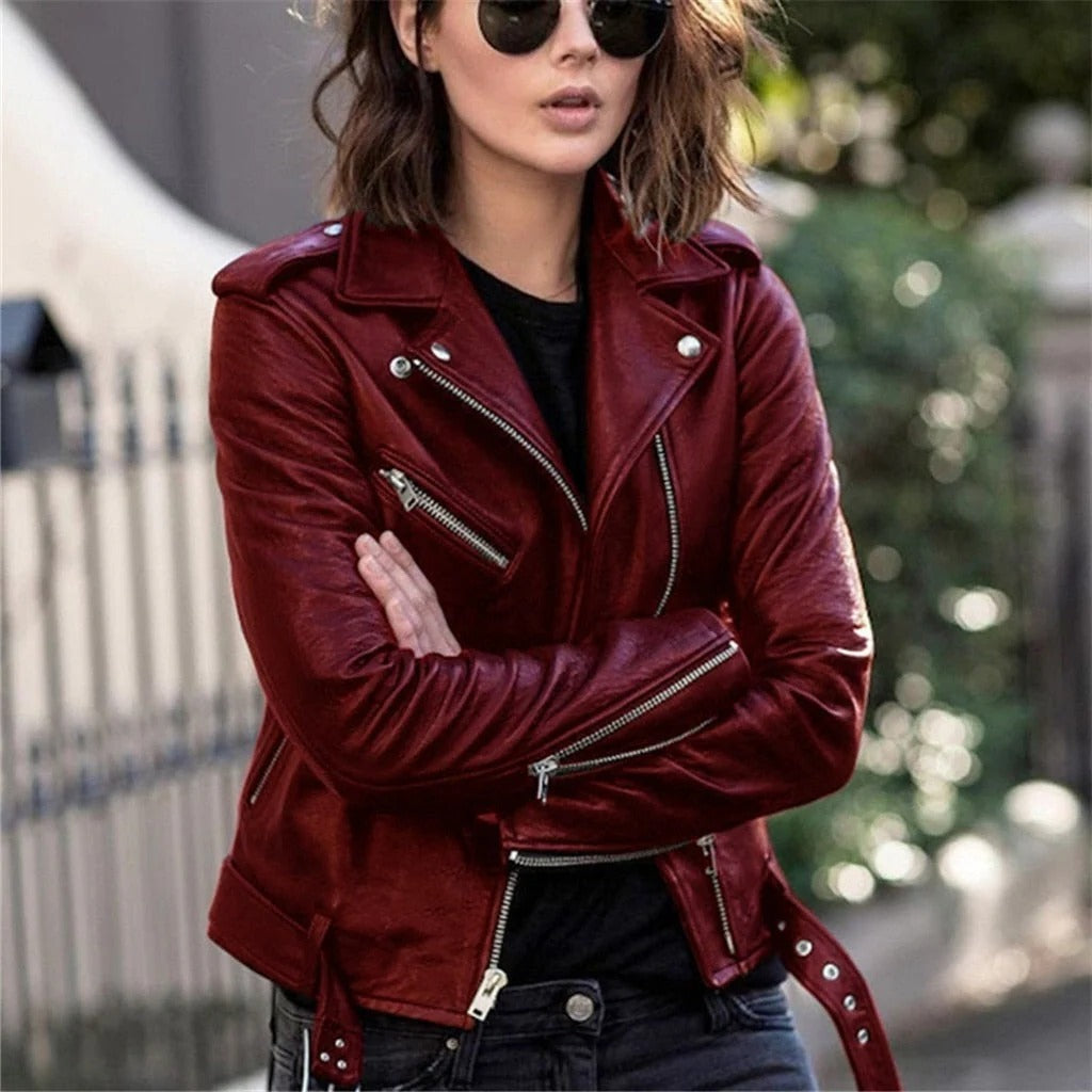 Leather Jacket In Multiple Vibrant Colors With Exceptional Craftsmanship