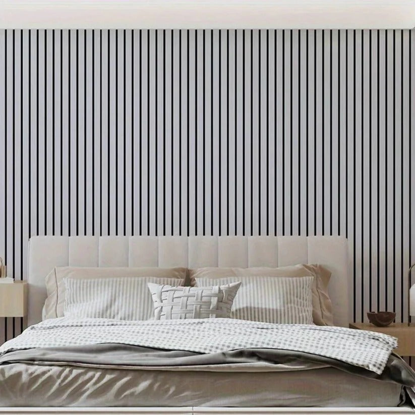 3D PVC Wall Panels Peel-and-Stick With Textured Wood Grain Finish