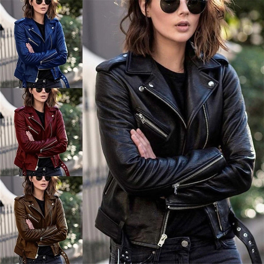 Leather Jacket In Multiple Vibrant Colors With Exceptional Craftsmanship