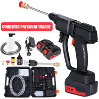Cordless High Pressure Washer With Two Rechargeable Batteries Included