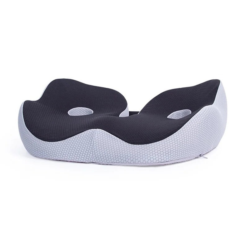Memory Foam Seat Cushion For Sit Bone Relief, Adjustable Comfort