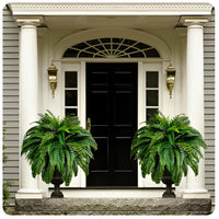 Artificial Boston Fern Plant UV Resistant Lifelike Outdoor Decor