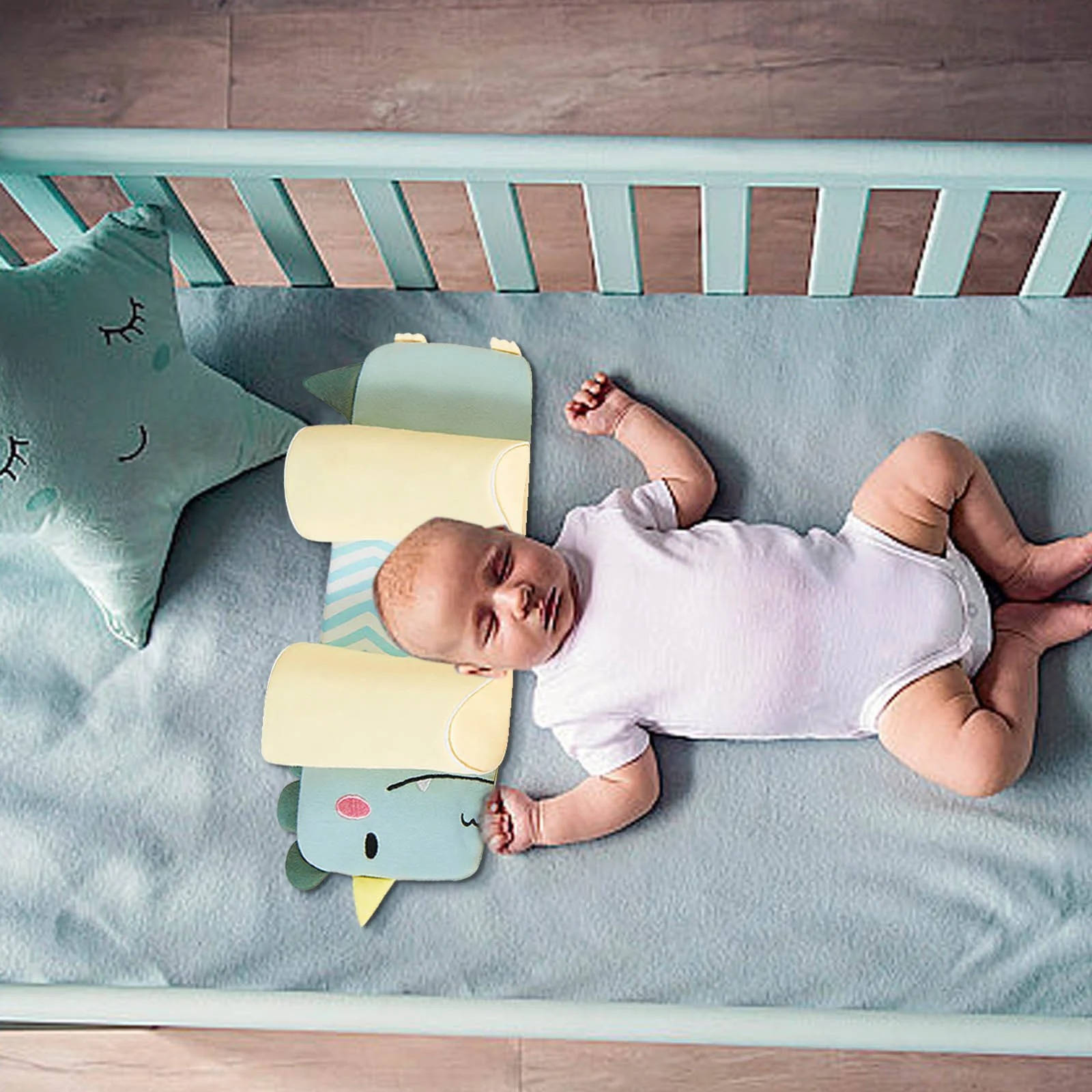Newborn Head Pillow Adjustable Infant Cushion For Comfortable Sleep