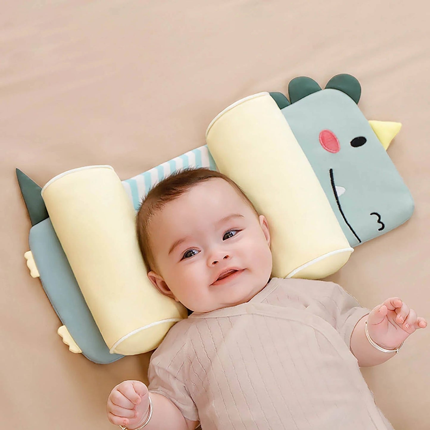 Newborn Head Pillow Adjustable Infant Cushion For Comfortable Sleep
