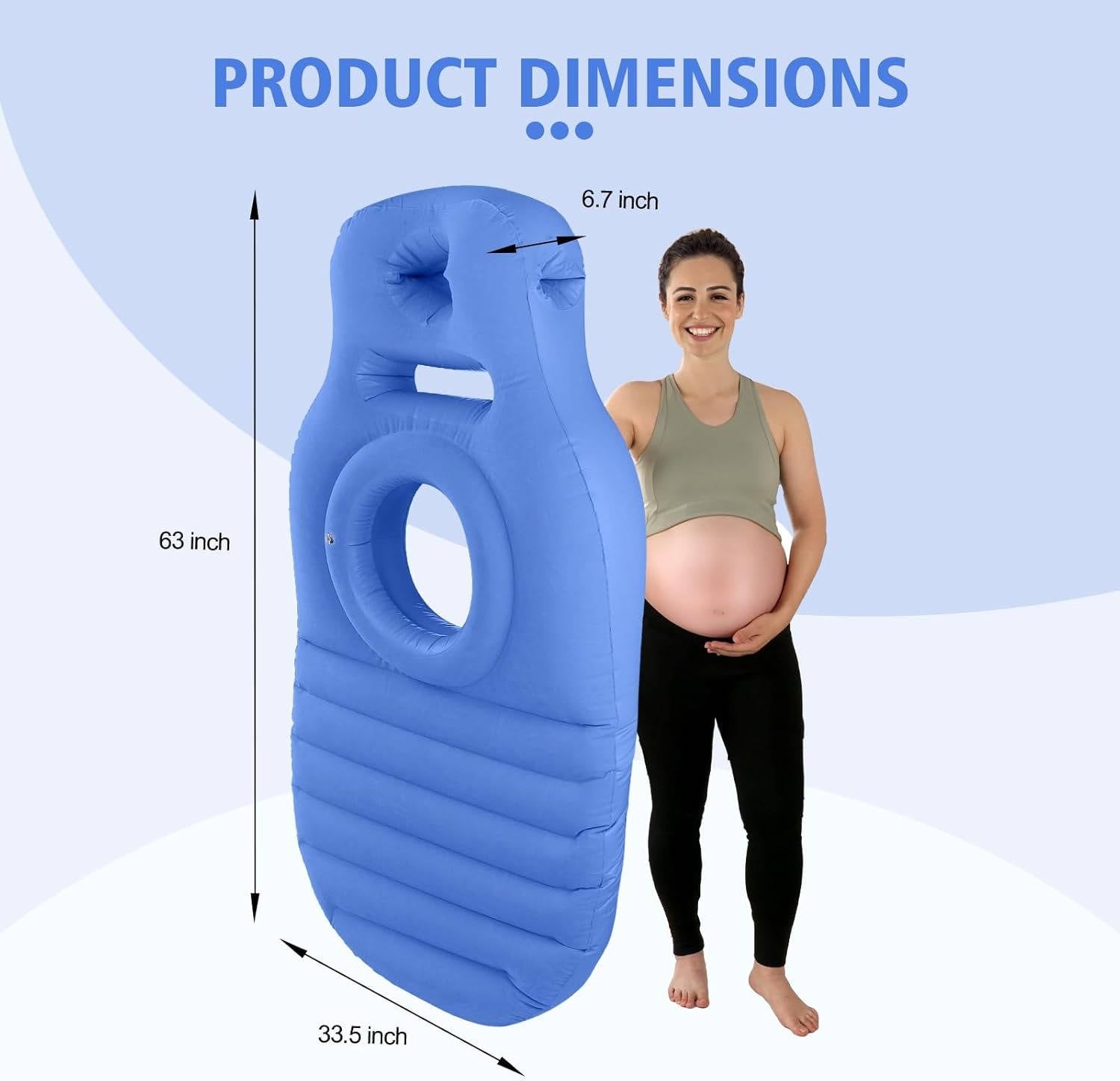 Pregnancy Pillow For Sleeping On Stomach With Belly Support