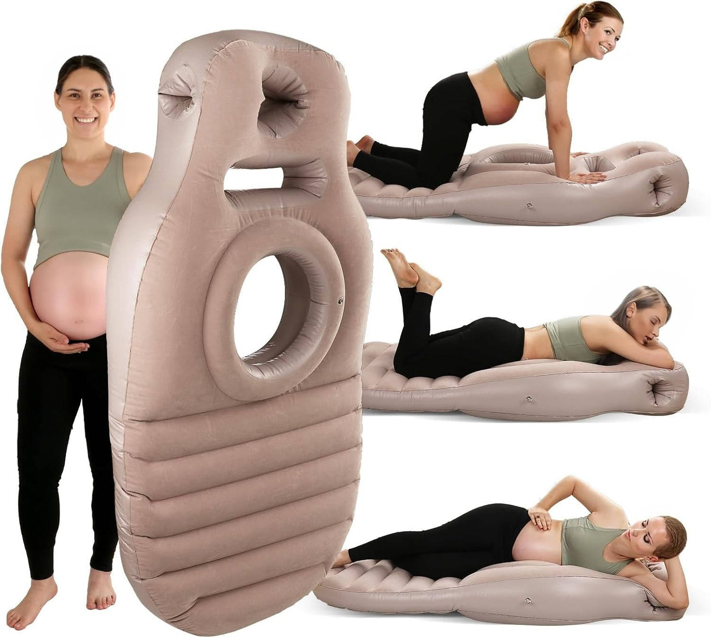 Pregnancy Pillow For Sleeping On Stomach With Belly Support