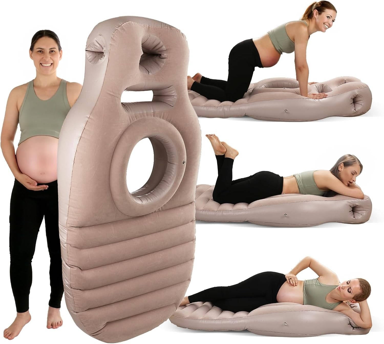 Pregnancy Pillow For Sleeping On Stomach With Belly Support