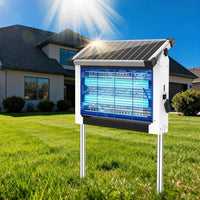 Solar Bug Zapper Outdoor, Wireless Portable Camping Mosquito Zapper for 3500 Sq.ft, Fly Traps for Backyard, Patio, Garden, RV