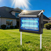Solar Bug Zapper Outdoor, Wireless Portable Camping Mosquito Zapper for 3500 Sq.ft, Fly Traps for Backyard, Patio, Garden, RV