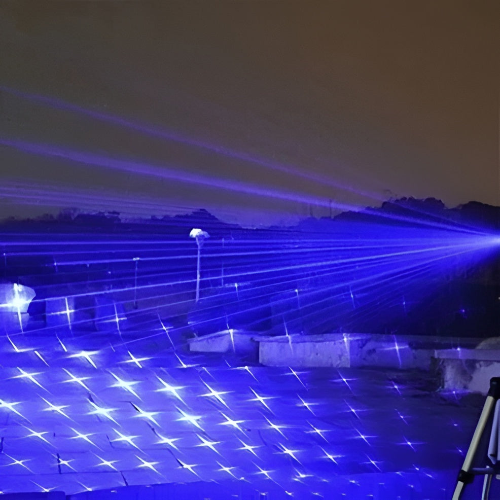 Tactical Flashlight With Integrated Laser Sight And Adjustable Beam