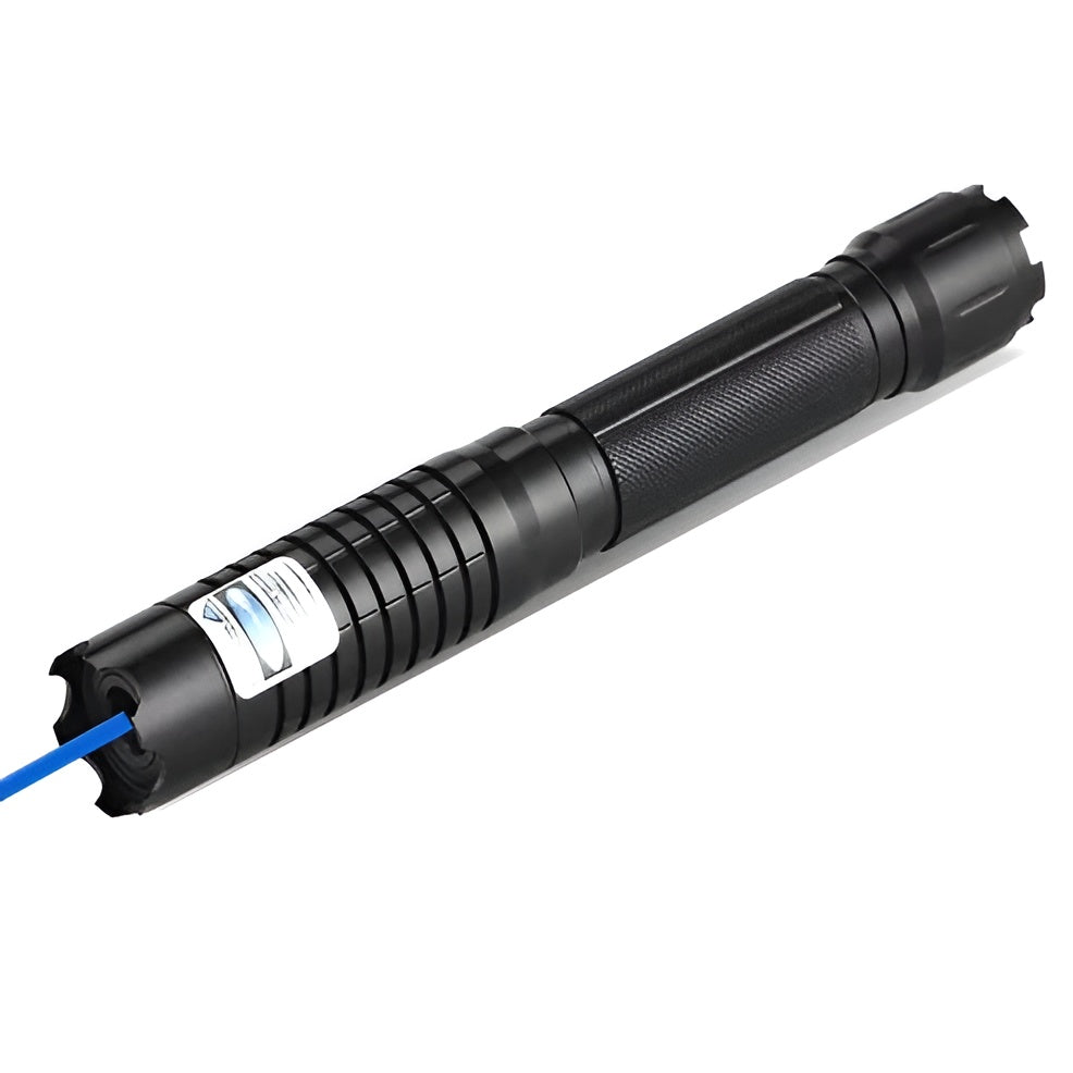 Tactical Flashlight With Integrated Laser Sight And Adjustable Beam