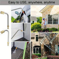 Telescoping Pressure Washer Wand 4000 PSI For Roof, Gutter, And Wall Cleaning