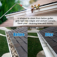 Telescoping Pressure Washer Wand 4000 PSI For Roof, Gutter, And Wall Cleaning