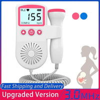 Fetal Doppler Heart Rate Monitor For Home Pregnancy Baby Heartbeat Sound Detector