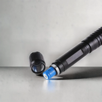 Tactical Laser Torch Burning Blue High-Power Military-Grade Flashlight