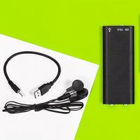 Voice-Activated Recorder Compact Portable Mini Digital USB Rechargeable Long Battery