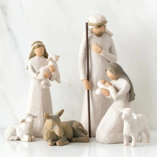 Nativity Set 20-Piece Complete Figurine Collection For Holiday Display
