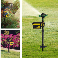 Motion-Activated Garden Sprinkler For Animal Repellent With Sensor