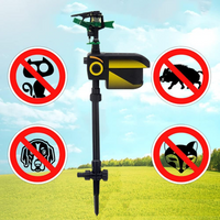 Motion-Activated Garden Sprinkler For Animal Repellent With Sensor