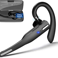 Bluetooth Headset Wireless 5.1 Dual Mic Noise Cancelling Trucker Earpiece