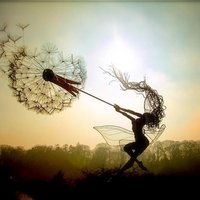 Garden Decoration Featuring Naughty Spirits Dancing Wonderland Yard Ornament
