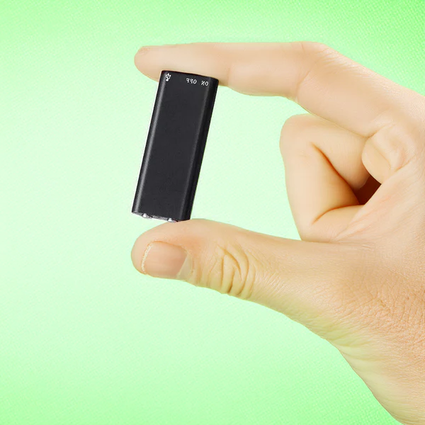 Voice-Activated Recorder Compact Portable Mini Digital USB Rechargeable Long Battery