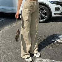 Cargo Pants With Adjustable Waist And Straight Fit For Everyday Wear