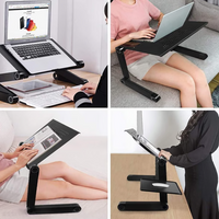 Laptop Stand Adjustable Ergonomic Aluminum Riser For Desk Foldable Portable