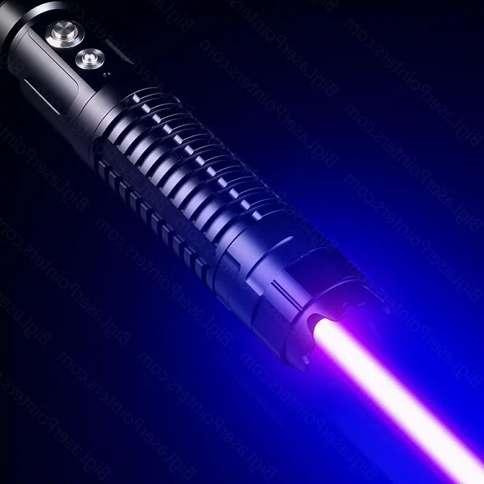 Tactical Laser Torch Burning Blue High-Power Military-Grade Flashlight