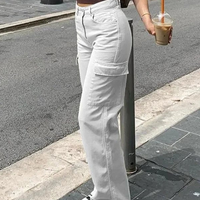 Cargo Pants With Adjustable Waist And Straight Fit For Everyday Wear