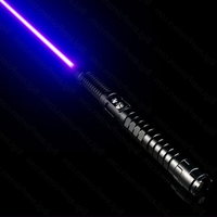 Tactical Laser Torch Burning Blue High-Power Military-Grade Flashlight